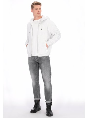 DreiMaster Men Hoodie in offwhite melange