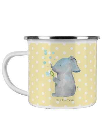 Mr. & Mrs. Panda Teetasse Elefant Seifenblasen ohne Spruch in Gelb Pastell