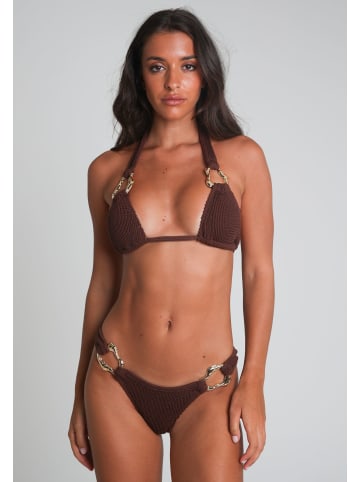 Moda Minx Bikinioberteil SCRUNCH in Coffee