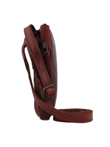 Greenburry Rugged Handytasche Leder 13 cm in brown