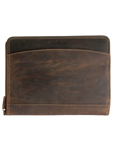 Greenburry Schreibmappe Vintage Manager in Sattelbraun