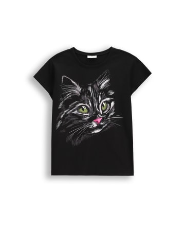 Coccodrillo T-Shirt mit kurzem Ärmel in schwarz