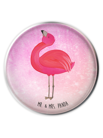 Mr. & Mrs. Panda Stöpsel Waschbecken Flamingo Stolz ohne Spruch in Aquarell Pink