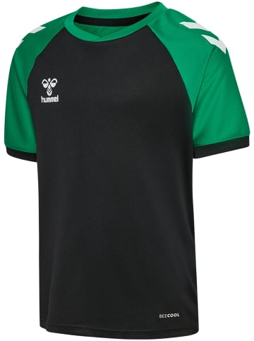 Hummel T-Shirt Raglanärmel Hmlmatch Kinder in BLACK/JELLY BEAN