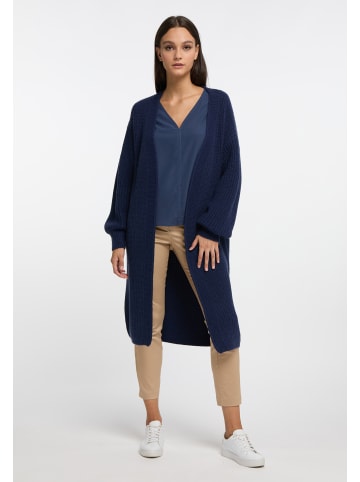 RISA Strick Long Cardigan in navy