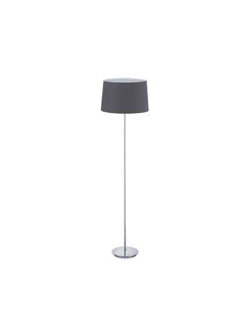 relaxdays Stehlampe in Grau - (H)148,5 x Ø40 cm