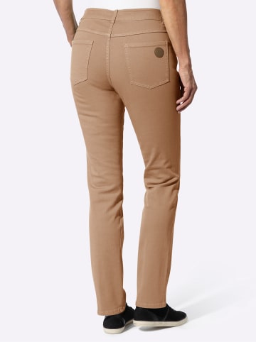 Sieh an! Twill-Jeans in camel