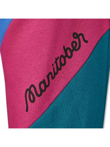 MANITOBER Cut & Sew Jogginghose in Blue/Berry/D.Green