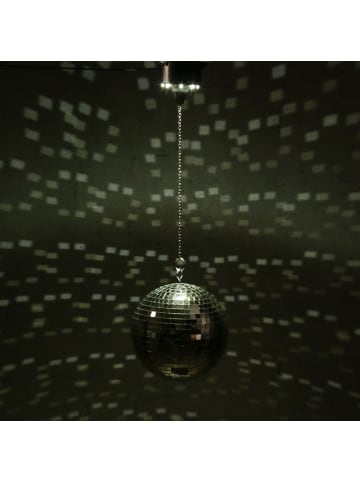 SATISFIRE Motor für Spiegelkugel bis 20cm Discokugel weiße LED