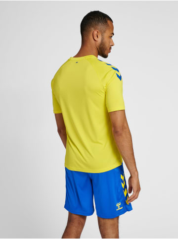 Hummel T-Shirt Hmlcore Erwachsene in BLAZING YELLOW/TRUE BLUE