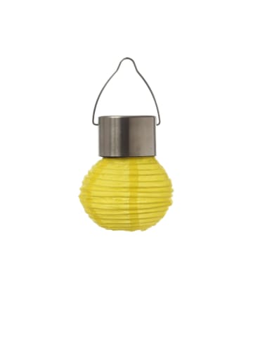 MARELIDA LED Solar Mini Lampion Gartenlampion D: 7cm in gelb