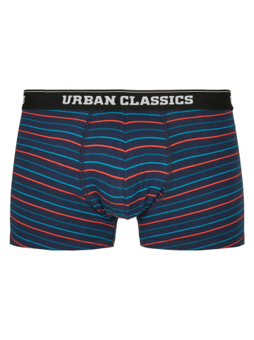 Urban Classics Urban Classics Boxershorts in mini stripe aop+boxteal+boxora