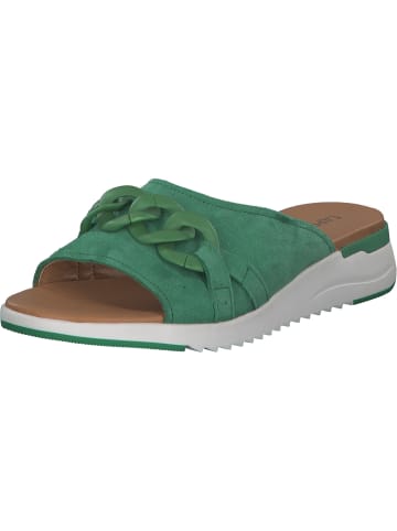 Caprice Plateau-Pantoletten in GREEN SUEDE