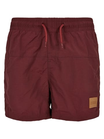 Urban Classics Badeshorts in cherry