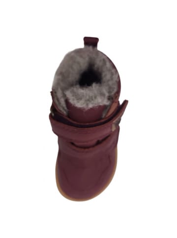 bisgaard Klettschuh Barefoot Becky TEX in Rot