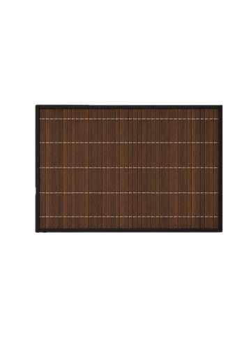 relaxdays 12 teiliges Tischset in Braun - (B)45 x (T)30 cm