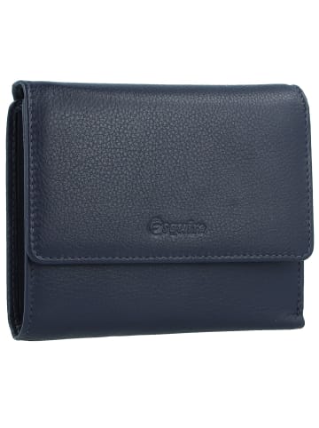 Esquire Viktoria Geldbörse RFID Leder 12 cm in navy