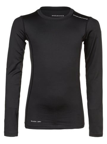 Endurance Langarmshirt Power V2 jr. in 1001 Black