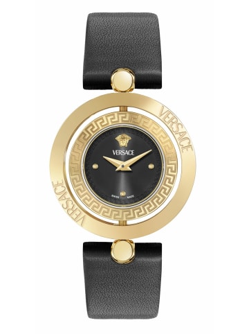 Versace Analoguhr für Damen in Schwarz