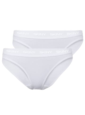 Skiny Slip 2er Pack in Weiß