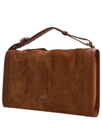 COCCINELLE Linor Suede Bi - Shopper 39 cm (cognac/cognac) in cognac/cognac