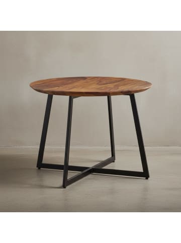 KADIMA DESIGN Couchtisch | Sheesham, 60x60x45cm, Rund, Massiv