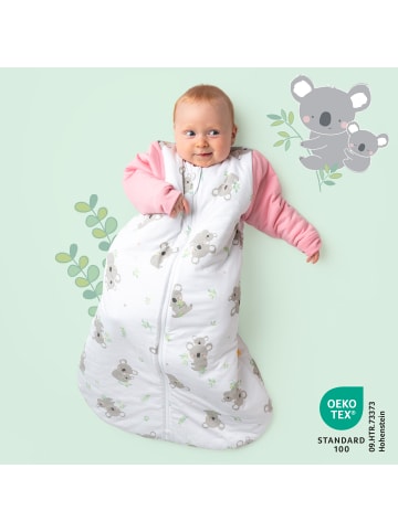 Schlummersack Babyschlafsack, 3.5 TOG in Rosa-Weiß