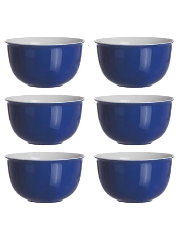 Ritzenhoff & Breker 6er Set Müslischalen Doppio ø 14 cm in Indigo Blau