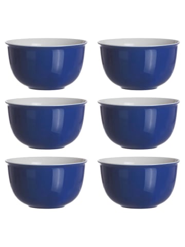 Ritzenhoff & Breker 6er Set Müslischalen Doppio ø 14 cm in Indigo Blau