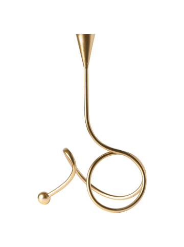 Beliani Kerzenständer AROUCA in Gold - (W) 24 x (H) 40 x (L) 13 cm
