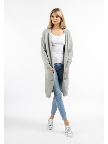 Usha Damen Strick Cardigan in Grau