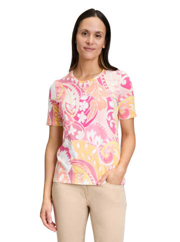 Betty Barclay Basic Shirt mit Print in Rosé/Yellow