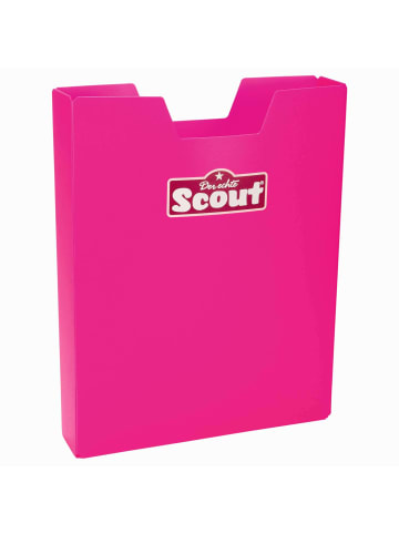 Scout Heftbox DINA4 31 cm (blau) in pink