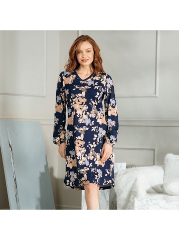 Ammann Single-Jersey Nachthemd in marine