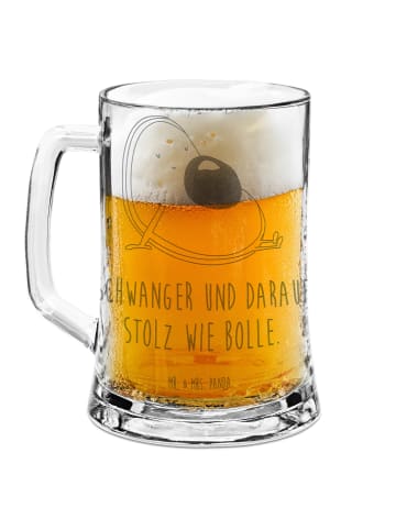 Mr. & Mrs. Panda Krug Avocado Schwangerschaft mit Spruch in Transparent