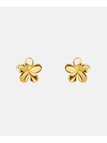 Diamant L'éternel Ohrringe aus 375 Gelbgold