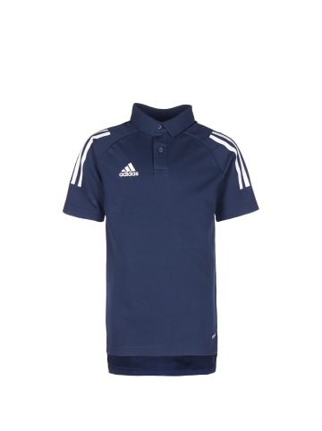 adidas Performance Poloshirt Condivo 20 in dunkelblau / weiß