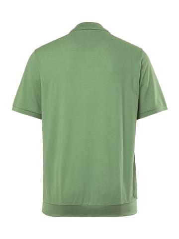 Men Plus Poloshirt in efeu grün