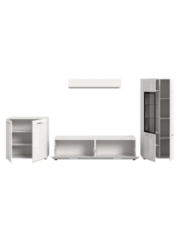 ebuy24 Regalkombination Ice Weiß 315 x 41 cm