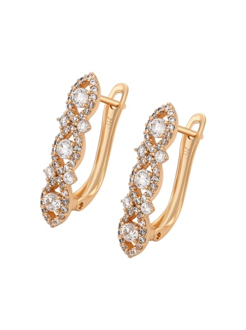 NAEMI Women Earrings in Rose Gold White