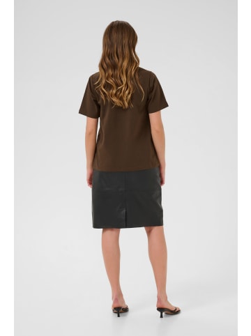 CULTURE T-shirt CUnuga Relaxed fit in Demitasse