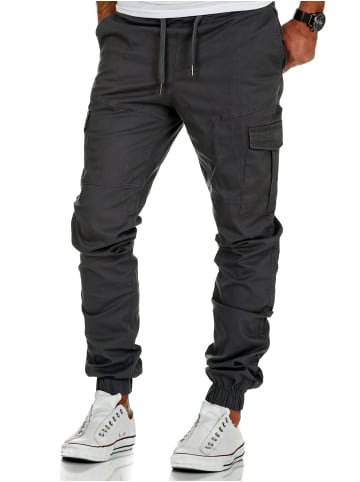 Amaci&Sons Cargo Jogger-Chino SAN ANTONIO in Anthrazit