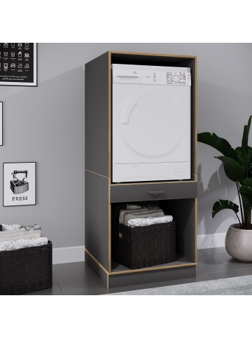 VCM  Überbauschrank Waschmaschine Überbau Rislo OP XL in Anthrazit