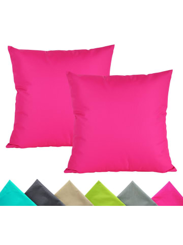 JACK 2er Set Outdoor Kissenhülle 50x50cm in Pink