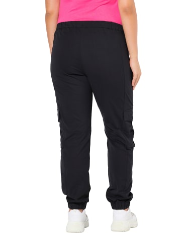 Ulla Popken Schlupfhose in schwarz