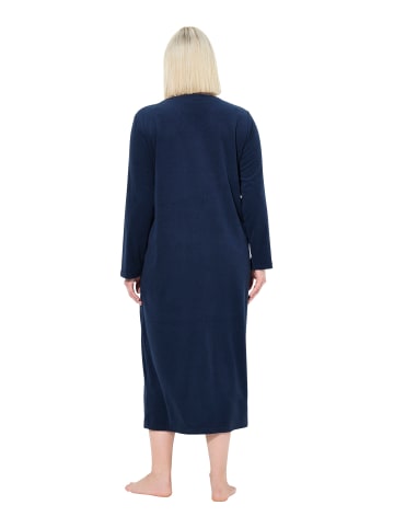 Ulla Popken Bademantel in nachtblau