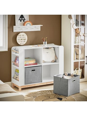 SoBuy Kinderregal in Weiß - (B)110 x (H)80 x (T)35cm