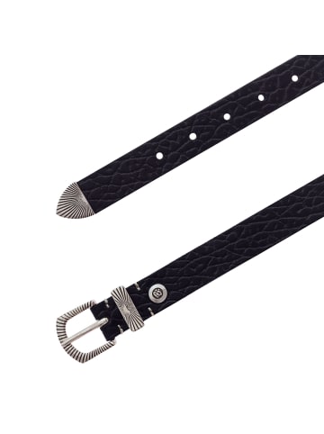 b.belt Gürtel Leder in schwarz