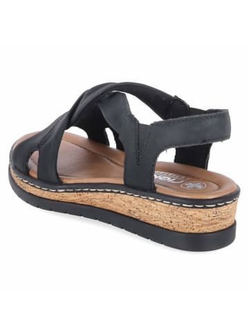 rieker Sandalette in schwarz