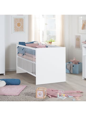 roba Gitterbett Lilo 70 x 140 cm 3-fach höhenverstellbar - Weiß